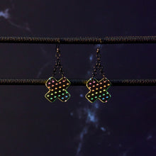 Load image into Gallery viewer, NEON RAINBOW LITTLE KISSES DROP EARRINGS