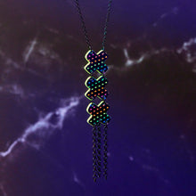 Load image into Gallery viewer, NEON RAINBOW LONG KISSES NECKLACE