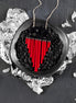 ISIS CHIMES NECKLACE|  Ruby + Onyx