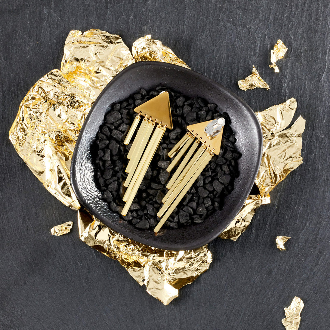OSIRIS CHIMES | Gold Stud Earrings