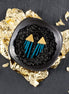 OSIRIS CHIMETTES | Teal + Gold Stud Earrings