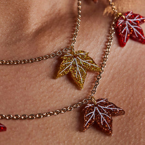 AUTUMN IVY VINE STATEMENT NECKLACE