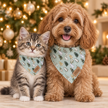 Load image into Gallery viewer, Spruce Christmas Print | Handmade Pet Accessories