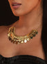 CLEOPATRA | GOLD DROPS OF OSIRIS BIB NECKLACE