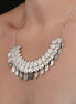 CLEOPATRA | SILVER DROPS OF ISIS BIB NECKLACE