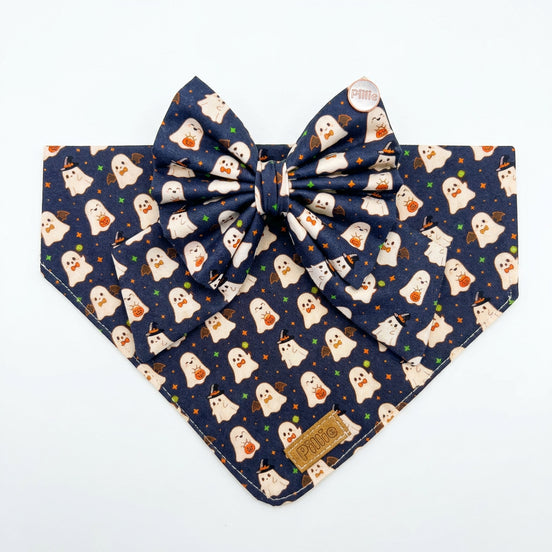 Ghost Halloween Print | Handmade Pet Accessories