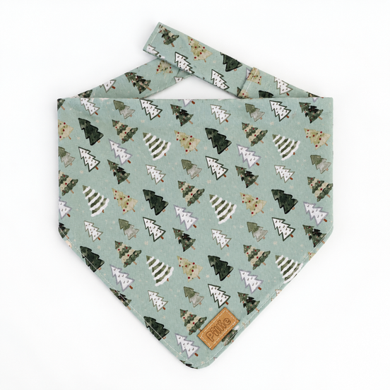 Spruce Christmas Print | Handmade Pet Accessories