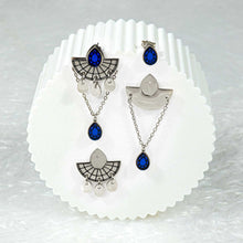 Load image into Gallery viewer, CLEOPATRA STACKABLE STUDS | Silver with Ruby, Amethyst or Emerald gems