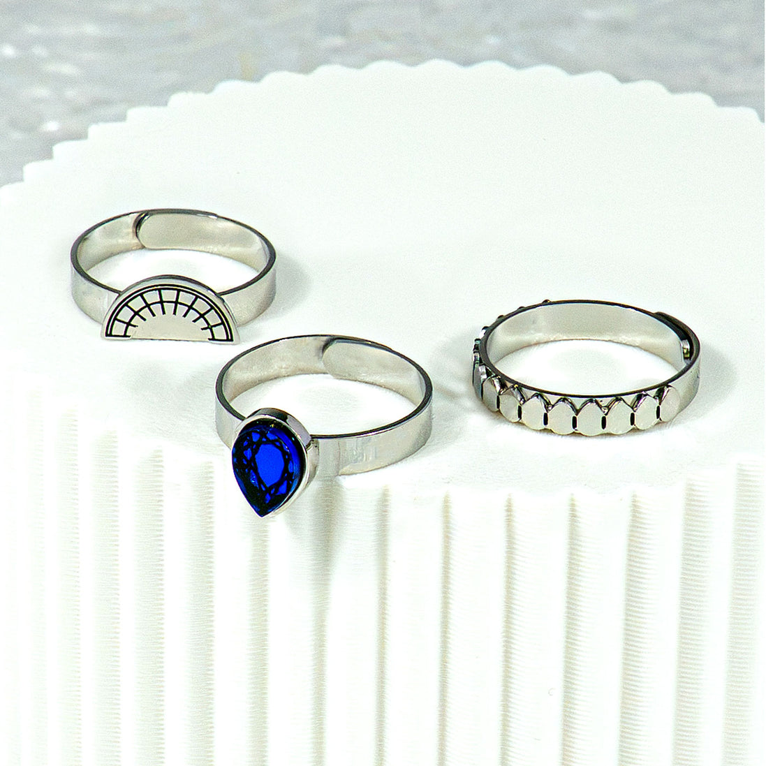 CLEOPATRA STACKER RINGS| Silver