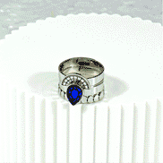 CLEOPATRA STACKER RINGS| Silver