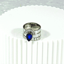 Load image into Gallery viewer, CLEOPATRA STACKER RINGS| Silver