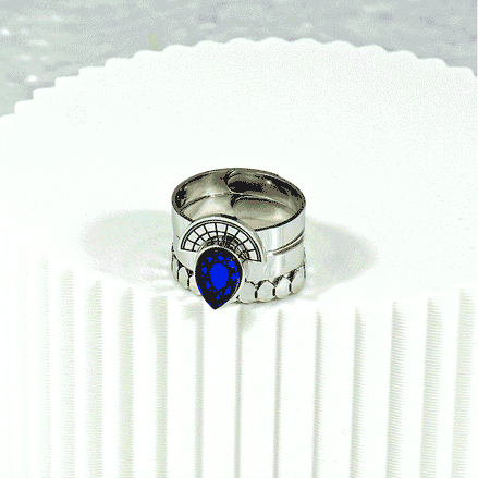 CLEOPATRA STACKER RINGS| Silver