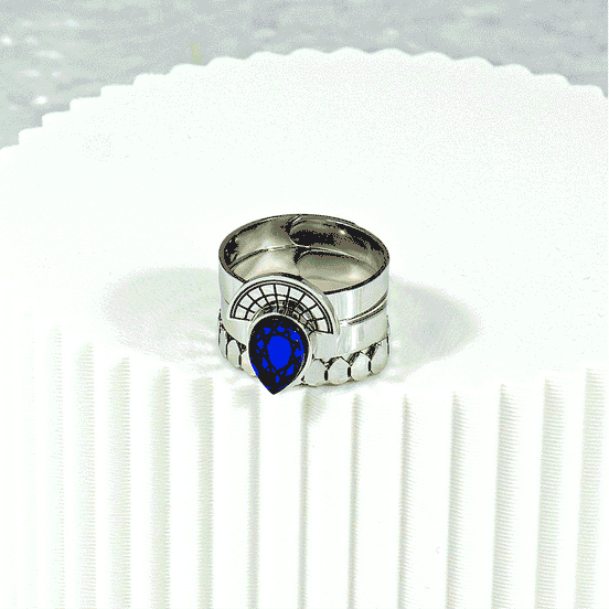 CLEOPATRA STACKER RINGS| Silver