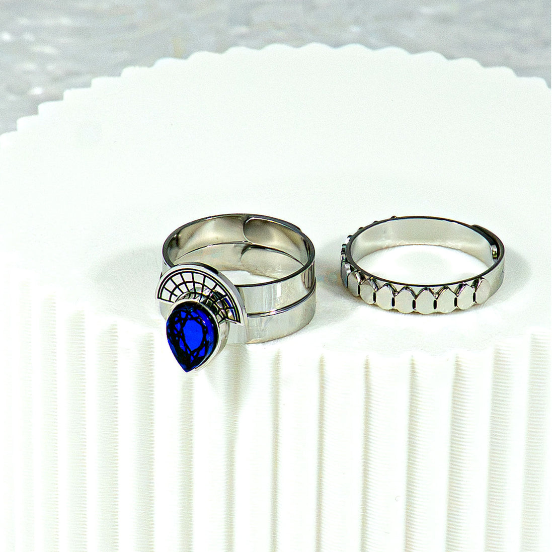 CLEOPATRA STACKER RINGS| Silver