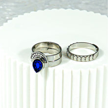 Load image into Gallery viewer, CLEOPATRA STACKER RINGS| Silver