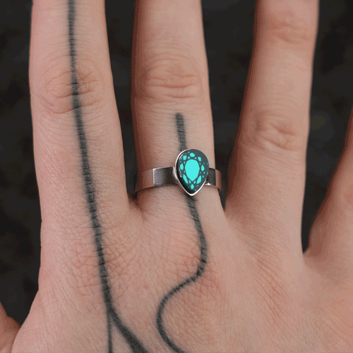 CLEOPATRA GEM RING | Silver