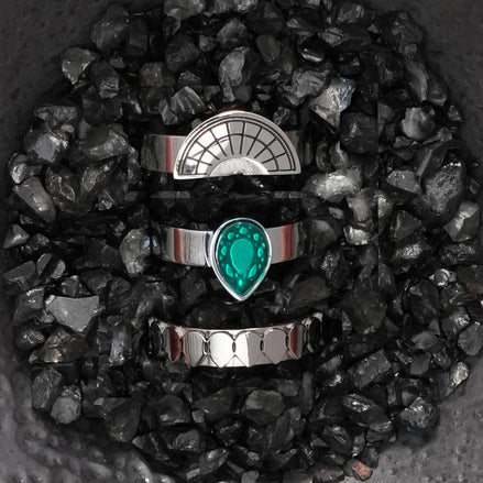 CLEOPATRA STACKER RINGS| Silver
