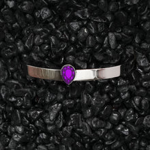 Load image into Gallery viewer, CLEOPATRA GEM CUFF BRACELET | Silver