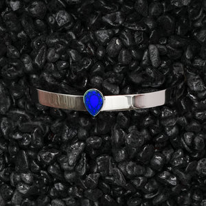 CLEOPATRA GEM CUFF BRACELET | Silver