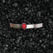 Load image into Gallery viewer, CLEOPATRA GEM CUFF BRACELET | Silver