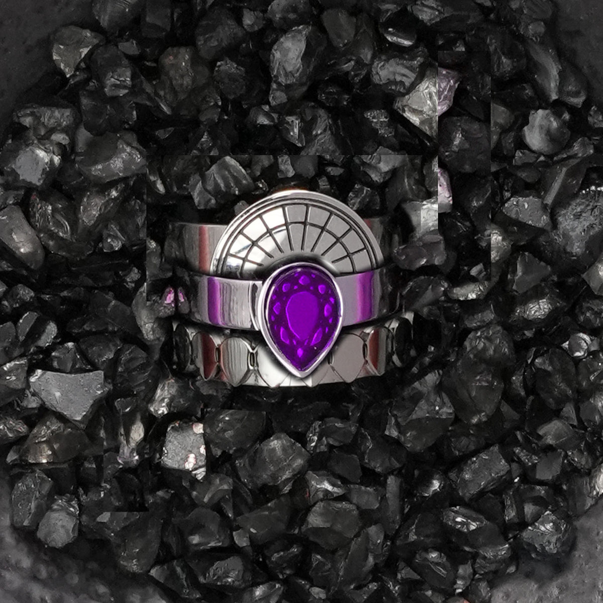 CLEOPATRA STACKER RINGS| Silver