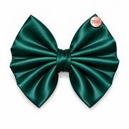 Emerald Green Satin | Handmade Christmas Pet Accessories