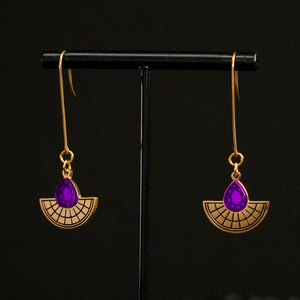 CLEOPATRA LONG HOOKED SUNBURSTS | Gold