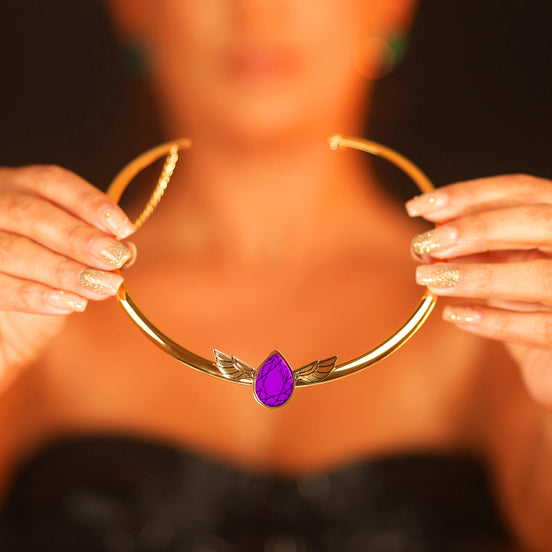 CLEOPATRA NECK CUFF CHOKER | Gold