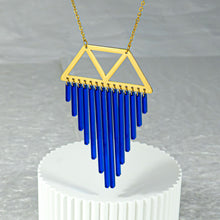 Load image into Gallery viewer, SAPPHIRE OSIRIS CHIMES NECKLACE| Gold