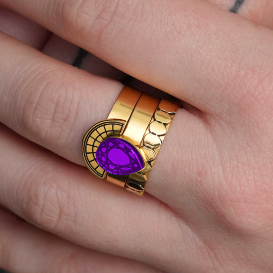 CLEOPATRA STACKER RINGS | Gold