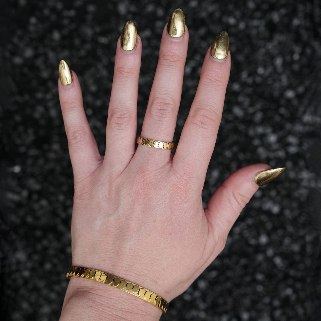 CLEOPATRA STACKER RINGS | Gold