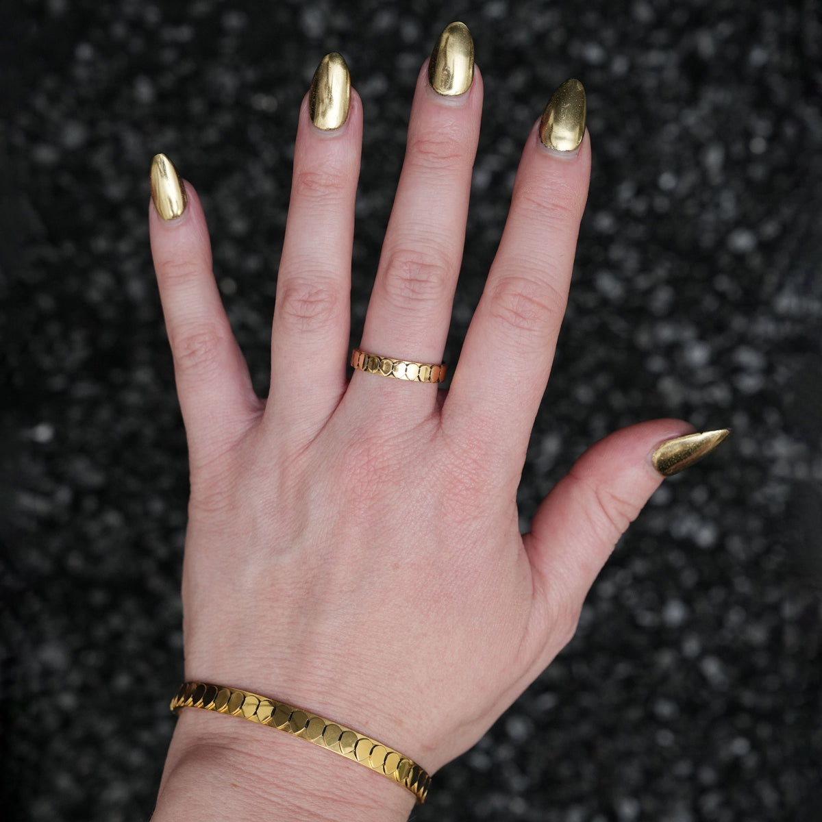 CLEOPATRA STACKER RINGS | Gold