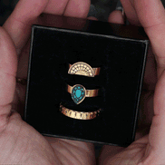 CLEOPATRA STACKER RINGS | Gold
