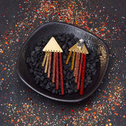 SPICY CHIMES Gold Clip-on + Stud Earrings