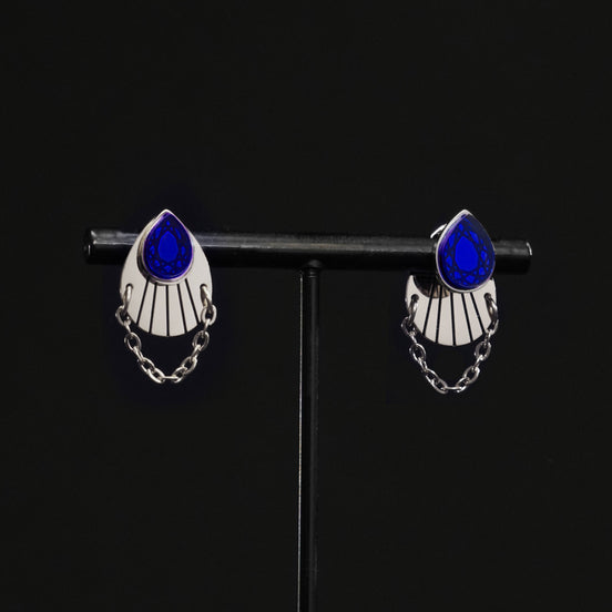 CLEOPATRA ARMOURED JACKET GEM STUDS TWIN SET | Silver
