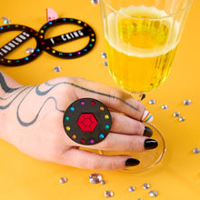 Load image into Gallery viewer, CROWN JEWEL ADJUSTABLE RING