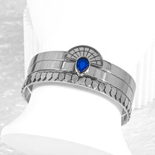 Load image into Gallery viewer, CLEOPATRA STACKABLE CUFF BRACELET SETS | Silver