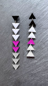 DEMISEXUAL TRIANGLE DANGLES IN 3 SIZES