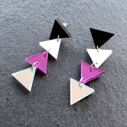 DEMISEXUAL TRIANGLE DANGLES IN 3 SIZES