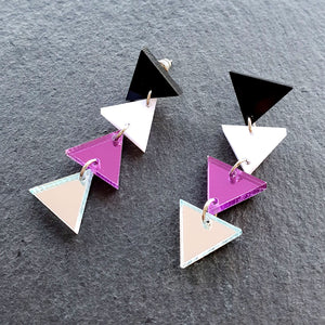 DEMISEXUAL TRIANGLE DANGLES IN 3 SIZES