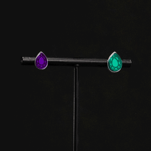 CLEOPATRA ARMOURED JACKET GEM STUDS TWIN SET | Silver