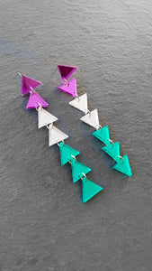 GENDERQUEER TRIANGLE DANGLES IN 3 SIZES