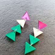 GENDERQUEER TRIANGLE DANGLES IN 3 SIZES