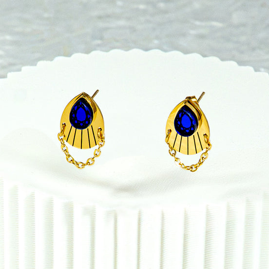 CLEOPATRA ARMOURED JACKET GEM STUDS TWIN SET | Gold