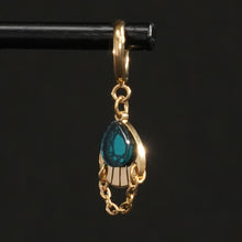 Load image into Gallery viewer, CLEOPATRA ARMOURED HUGGIE HOOPS  | Gold