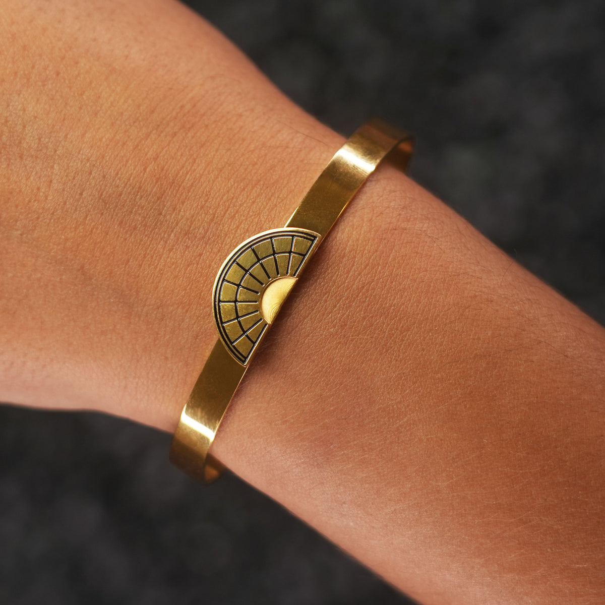 CLEOPATRA STACKABLE CUFF BRACELET TRIO SETS | Gold - SAVE $48