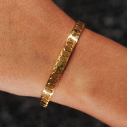 CLEOPATRA STACKABLE CUFF BRACELET TRIO SETS | Gold - SAVE $48