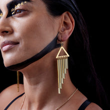 Load image into Gallery viewer, OSIRIS CHIMES | Gold Hook Earrings