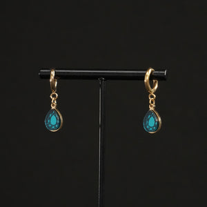 CLEOPATRA HUGGIE HOOPS | Mismatched Gold Trio