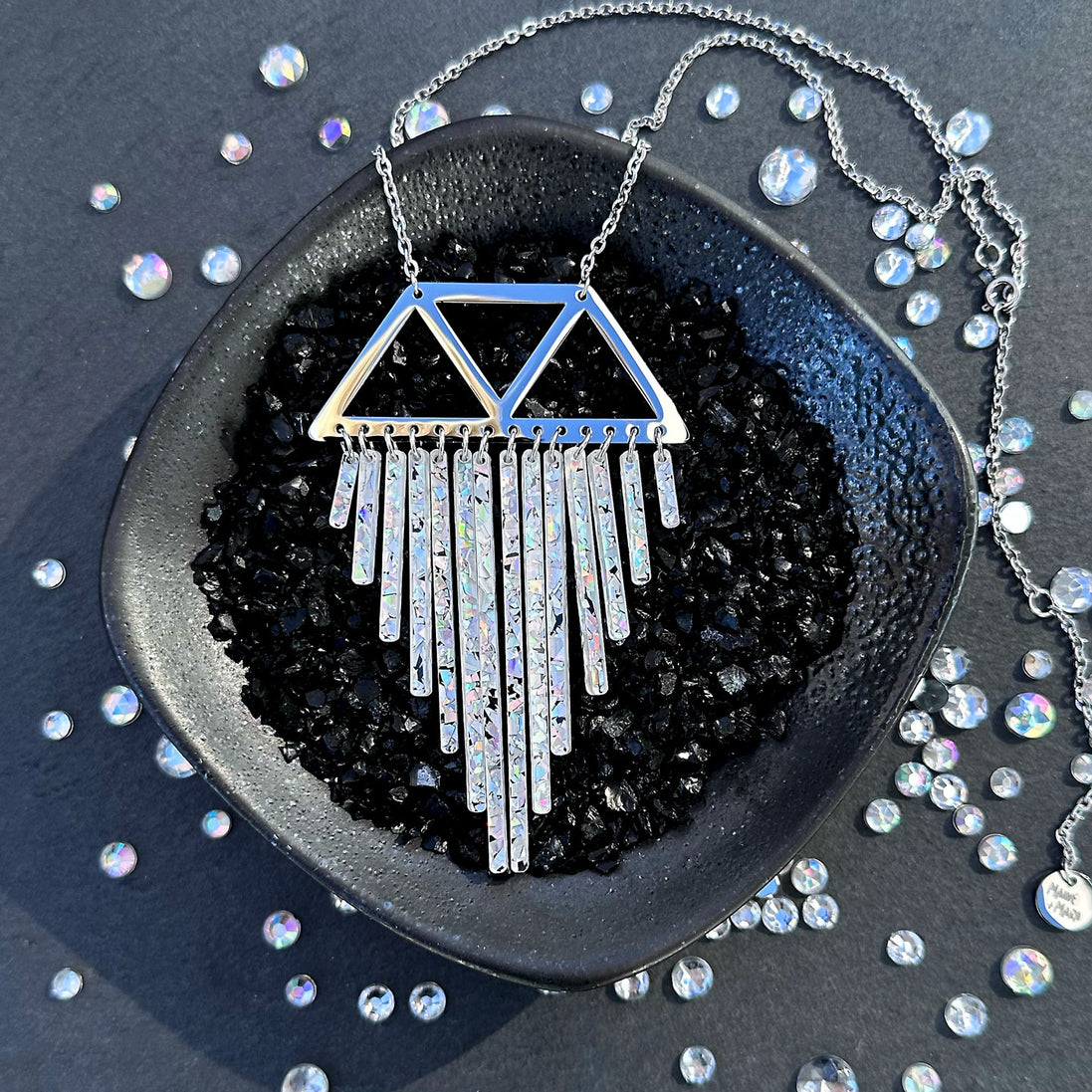 ICY CHIMES Silver Necklace